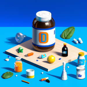 DIY Supplements illustration in modern design, 4k, high resolution, trending in artstation