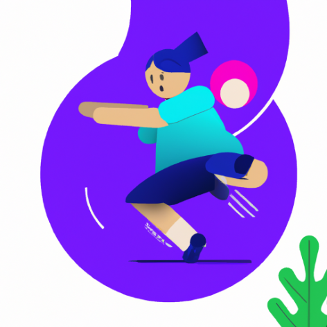 illustration of a sport, modern design, for the web, cute, happy, 4k, high resolution, trending in artstation